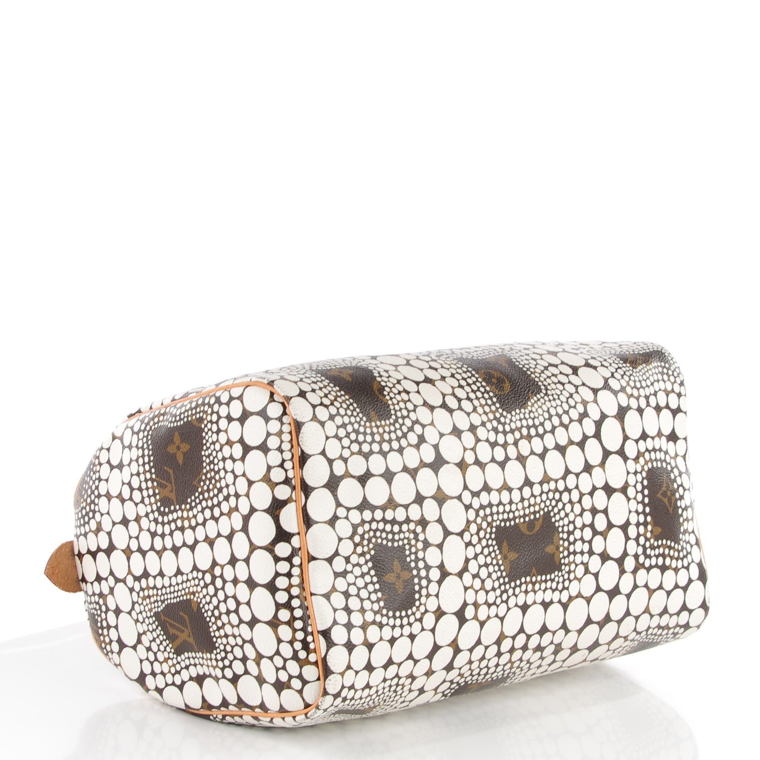 Louis Vuitton Monogram Kusama Town Speedy 30 White 4 of 7