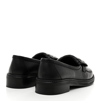 Chanel Lambskin Quilted CC Turnlock Loafers 36 Black 5 of 10