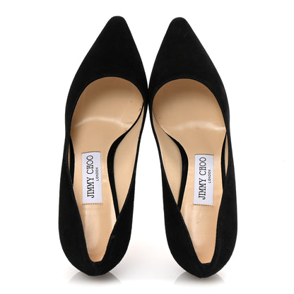 Jimmy Choo Suede Romy 85 Pumps 36 Black 2 of 9