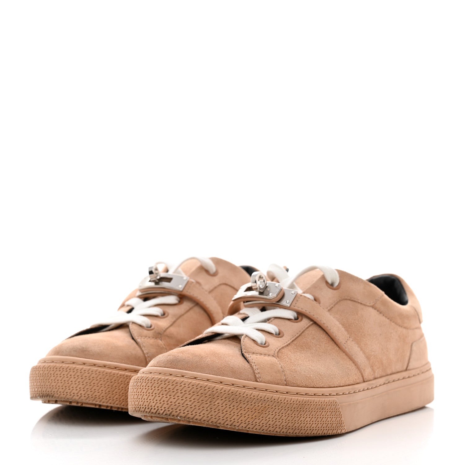 Hermes Suede Day Sneakers 37 Bois De Santal 3 of 9