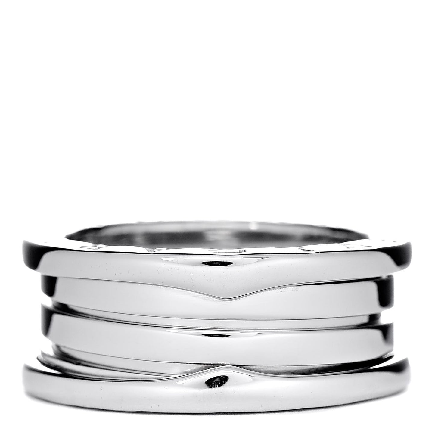 18K White Gold B.Zero1 Three-Band Ring 56 7.5