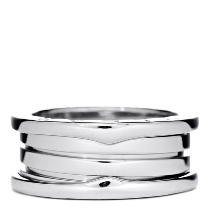 Bulgari 18K White Gold B.Zero1 Three-Band Ring 56 7.5 3 of 6