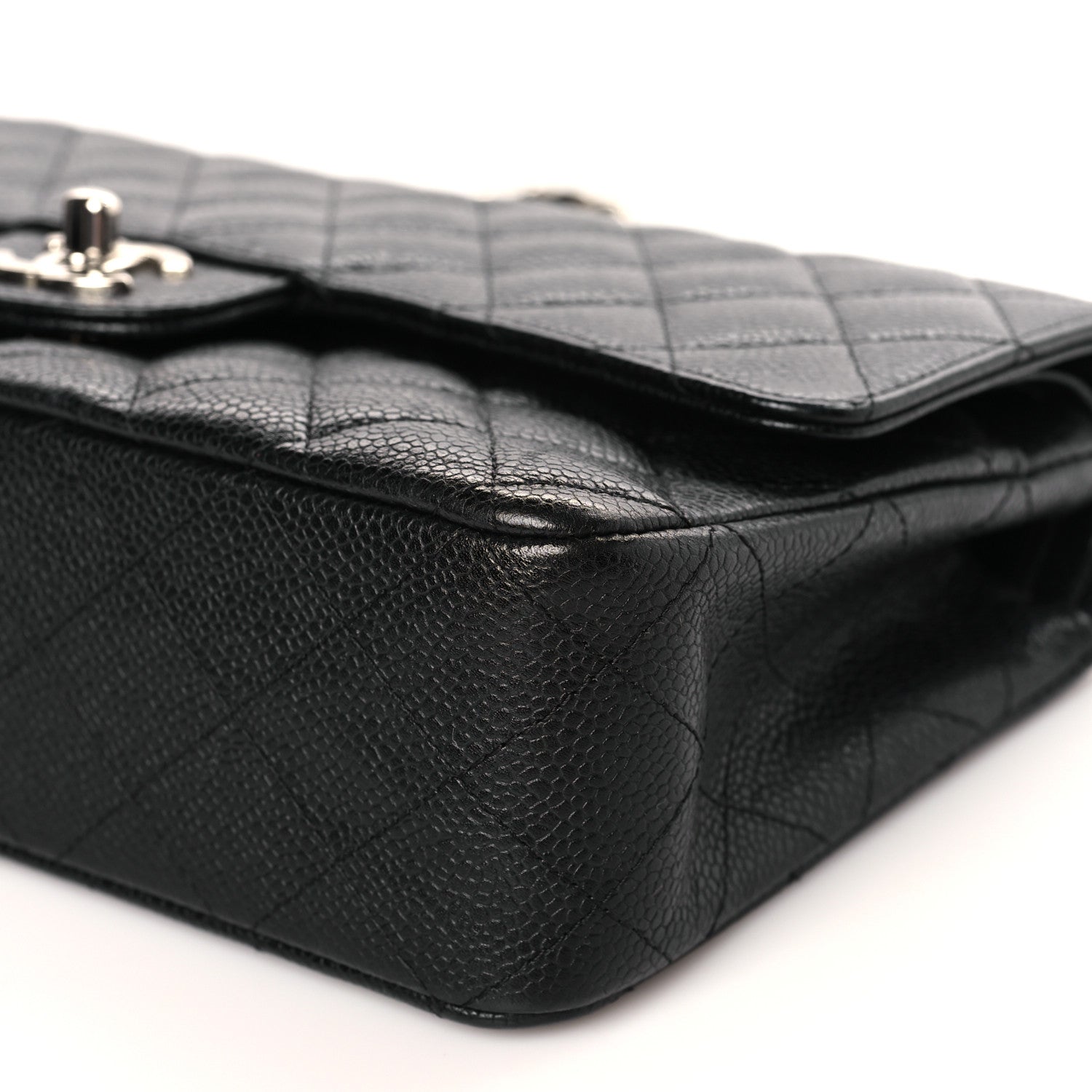 Chanel Caviar Quilted Medium Double Flap Black 9 of 9