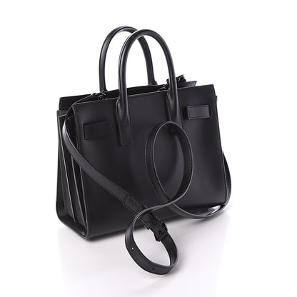 Saint Laurent Calfskin Nano Sac De Jour Black 2 of 8
