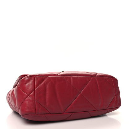 Chanel Goatskin Quilted Medium Chanel 19 Flap Red 4 of 12