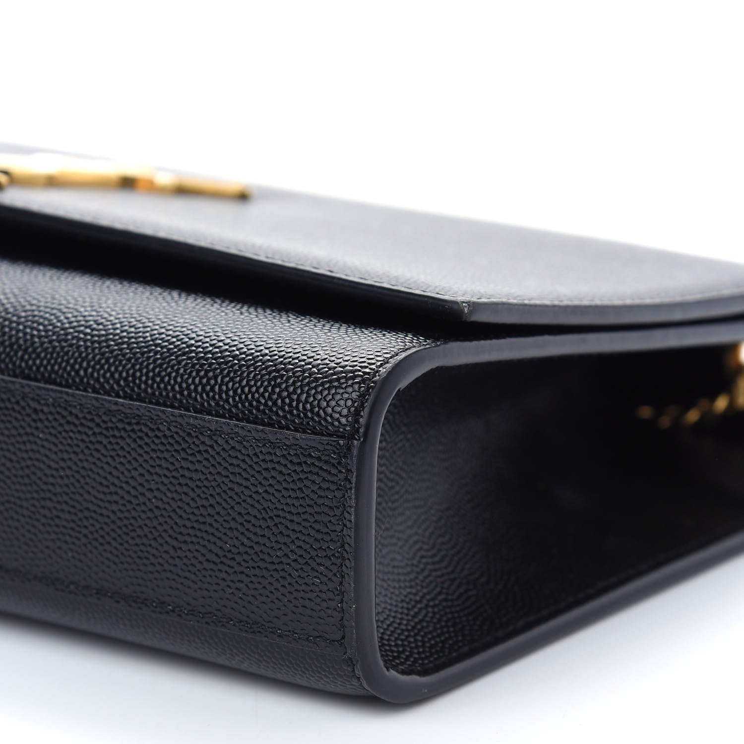 Saint Laurent Grain De Poudre Medium Classic Monogram Kate Satchel Black 7 of 15