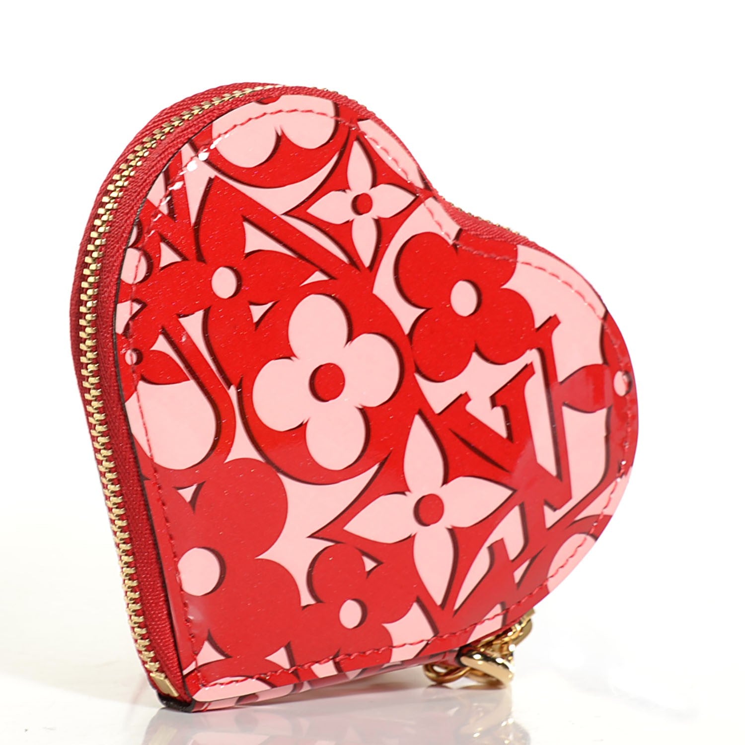Louis Vuitton Vernis Sweet Monogram Coeur Heart Coin Purse Pomme D'Amour 3 of 7
