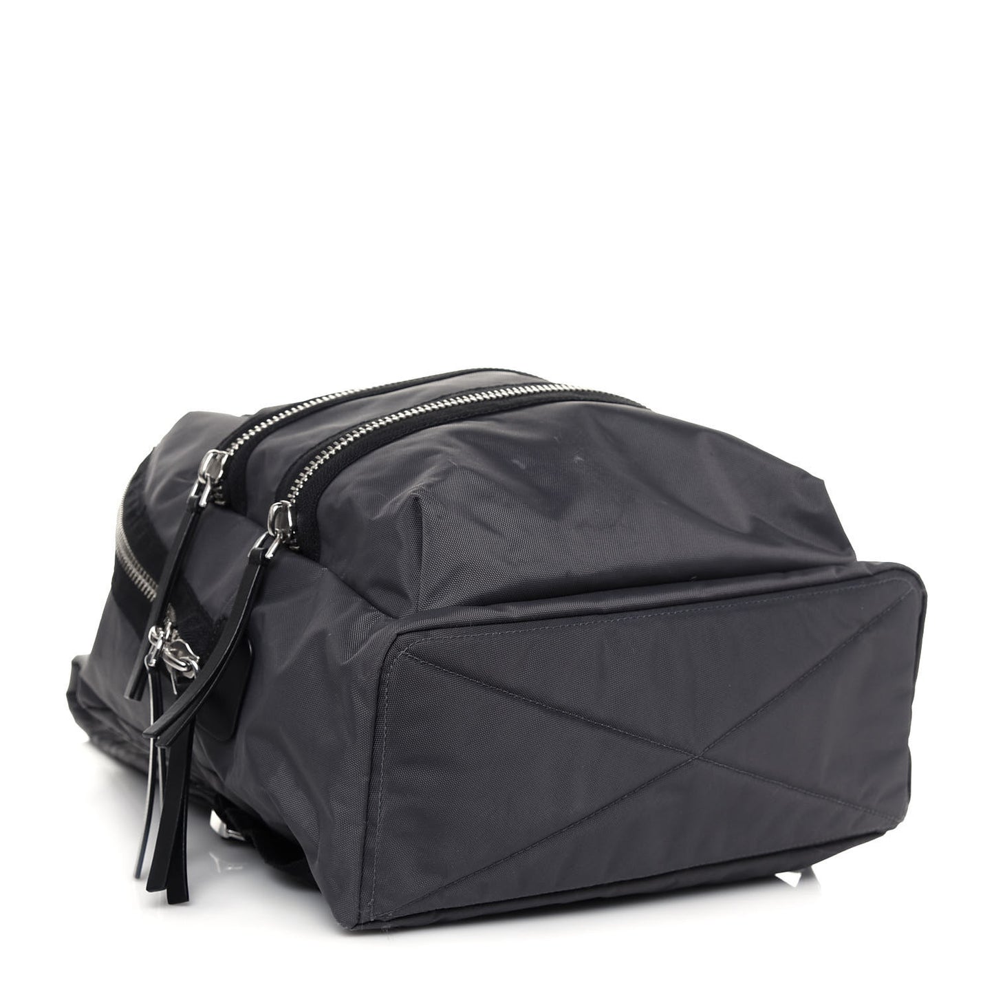 Nylon Biker Backpack Black
