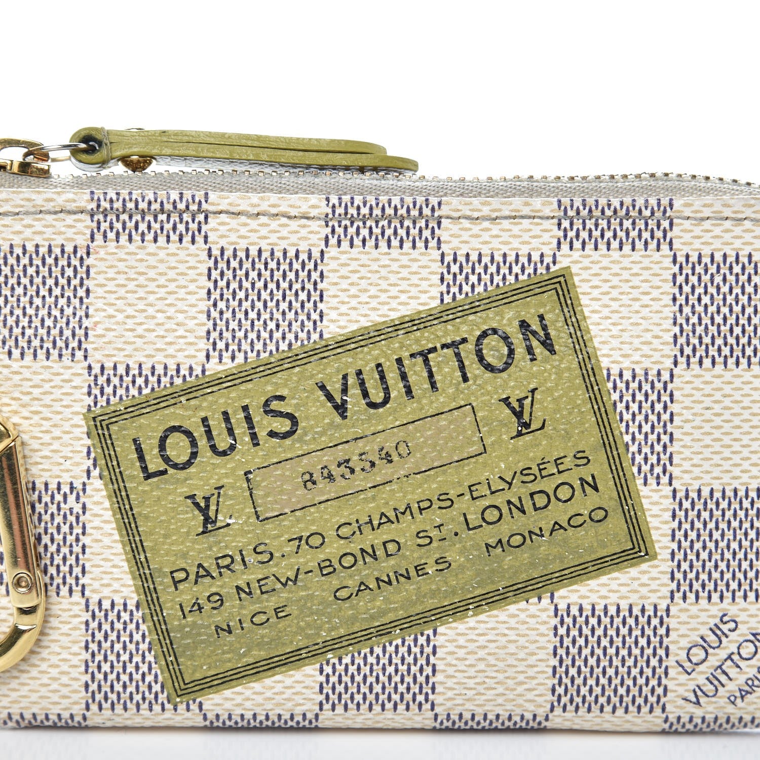 Louis Vuitton Damier Azur Complice Trunks and Bags Key Pouch 15 of 17