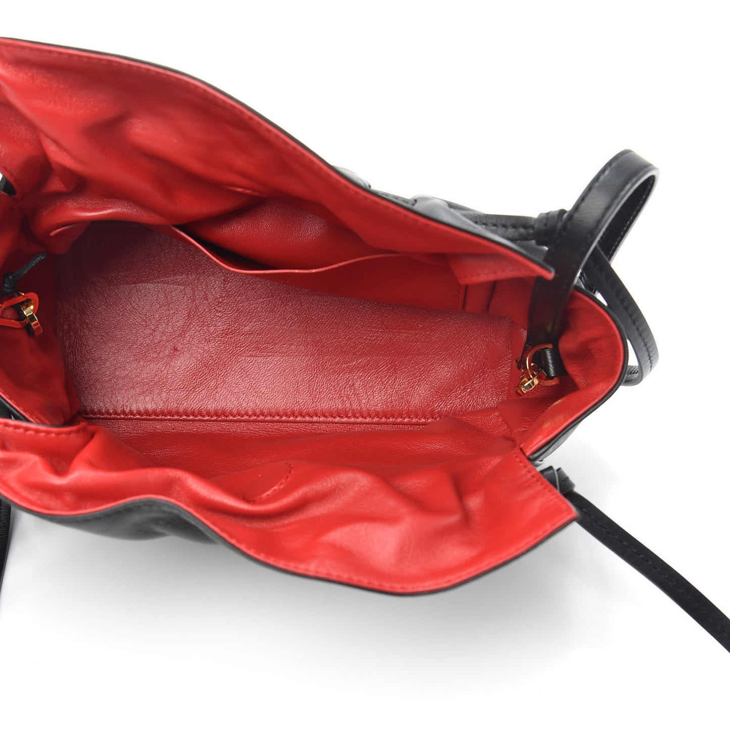 Lambskin Mini Protea Bag Black Flamma