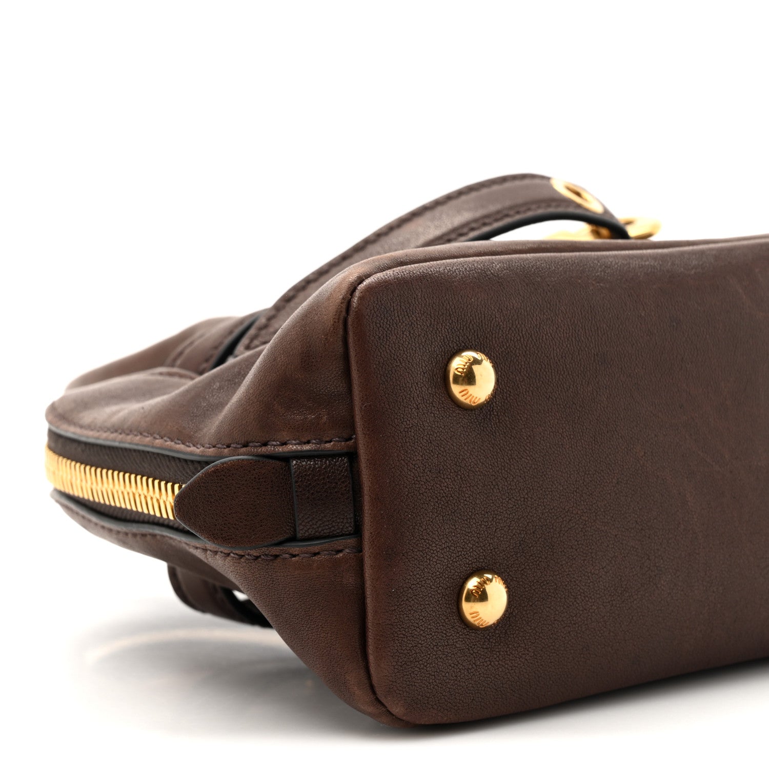 Miu Miu Nappa Aviator Small Aventure Bag Radica 9 of 11