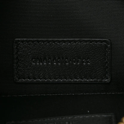 Saint Laurent Grain De Poudre Chevron Monogram Large Bill Pouch Vintage Peach 8 of 9