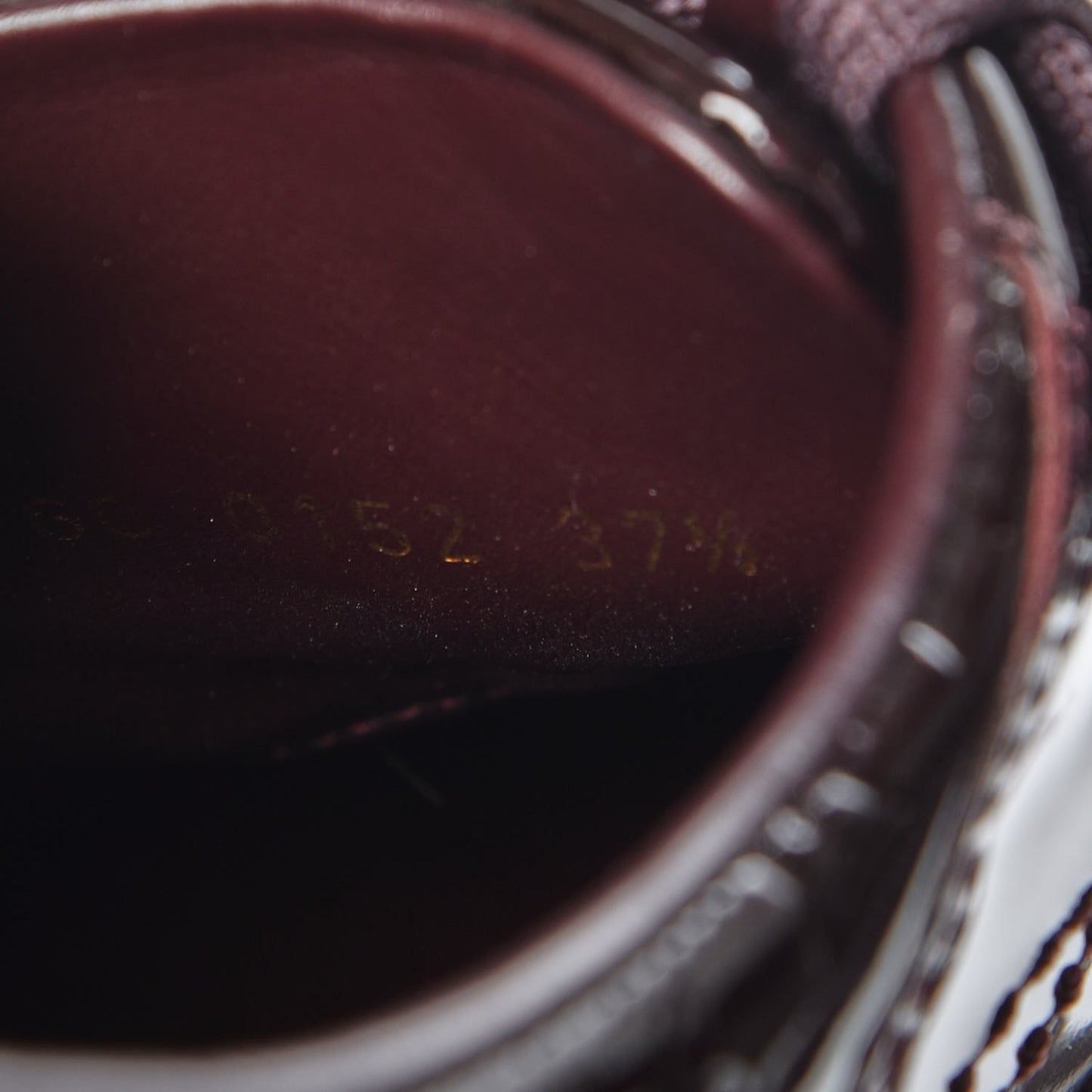 Patent Calfskin Sneaker 37.5 Amarante
