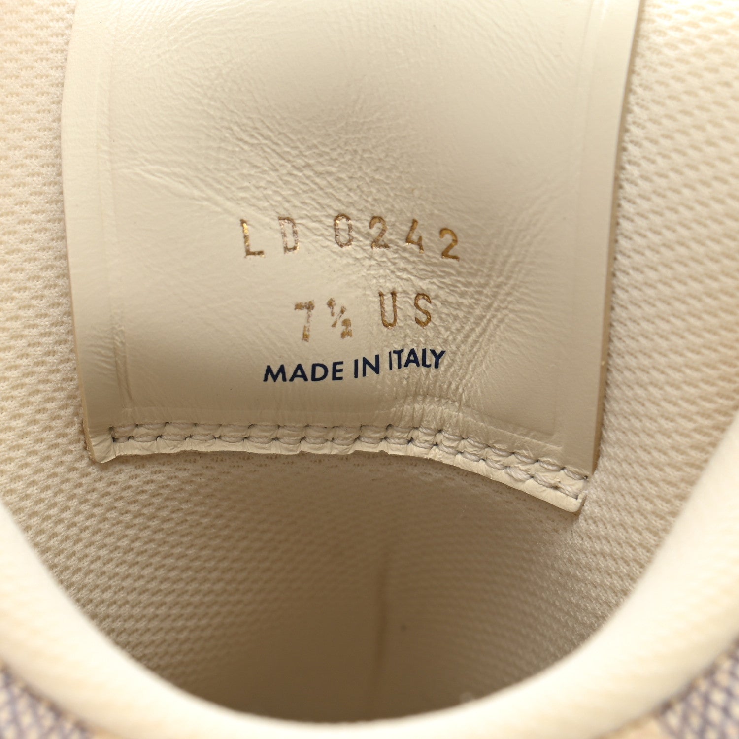 Louis Vuitton X NIKE Damier Azur Mens Air Force 1 High Top Sneakers 7.5 White 8 of 11