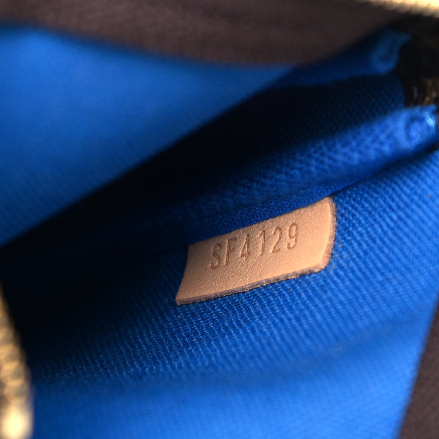 Monogram 2019 Christmas Animation Mini Venice Pochette Accessories Blue