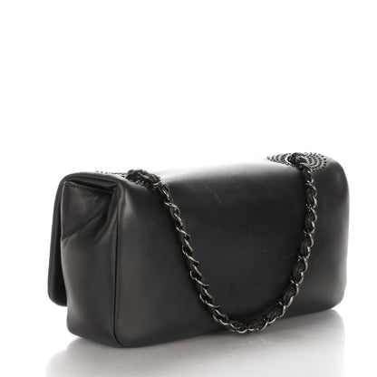 Chanel Lambskin Studded CC East West Flap Black 3 of 7