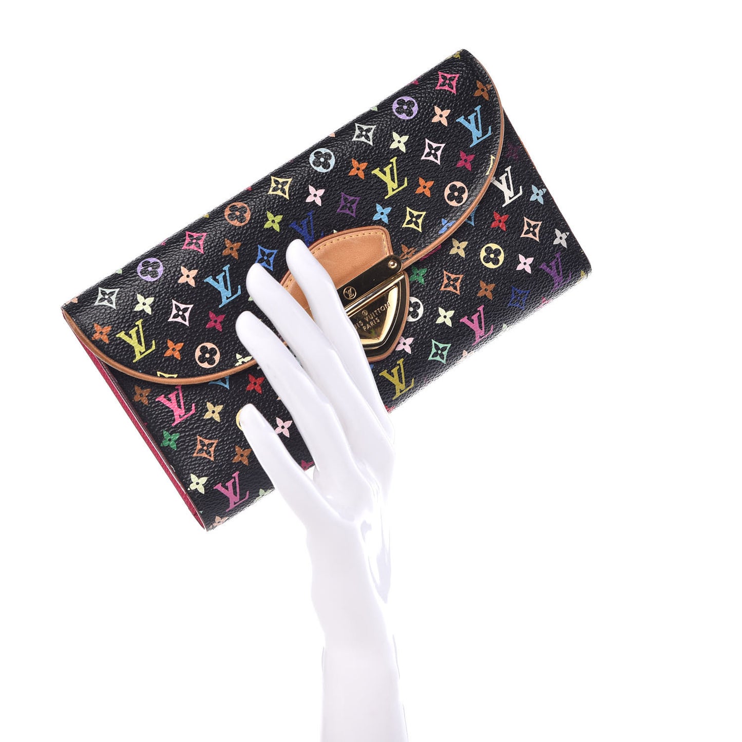 Monogram Multicolor Eugenie Wallet Black Grenade
