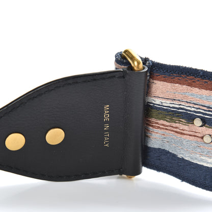 Christian Dior Canvas Embroidered Studded KaleiDiorscopic Shoulder Strap Multicolor 4 of 5