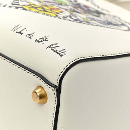 Christian Dior Calfskin Niki De Saint Phalle Heart Medium Supple Lady Dior Off White 11 of 12