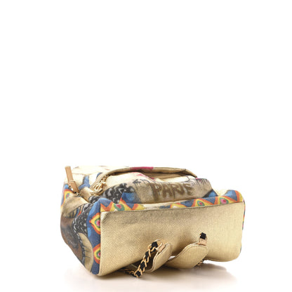 Chanel Graffiti Printed Canvas Street Spirit Backpack Multicolor 3 of 10