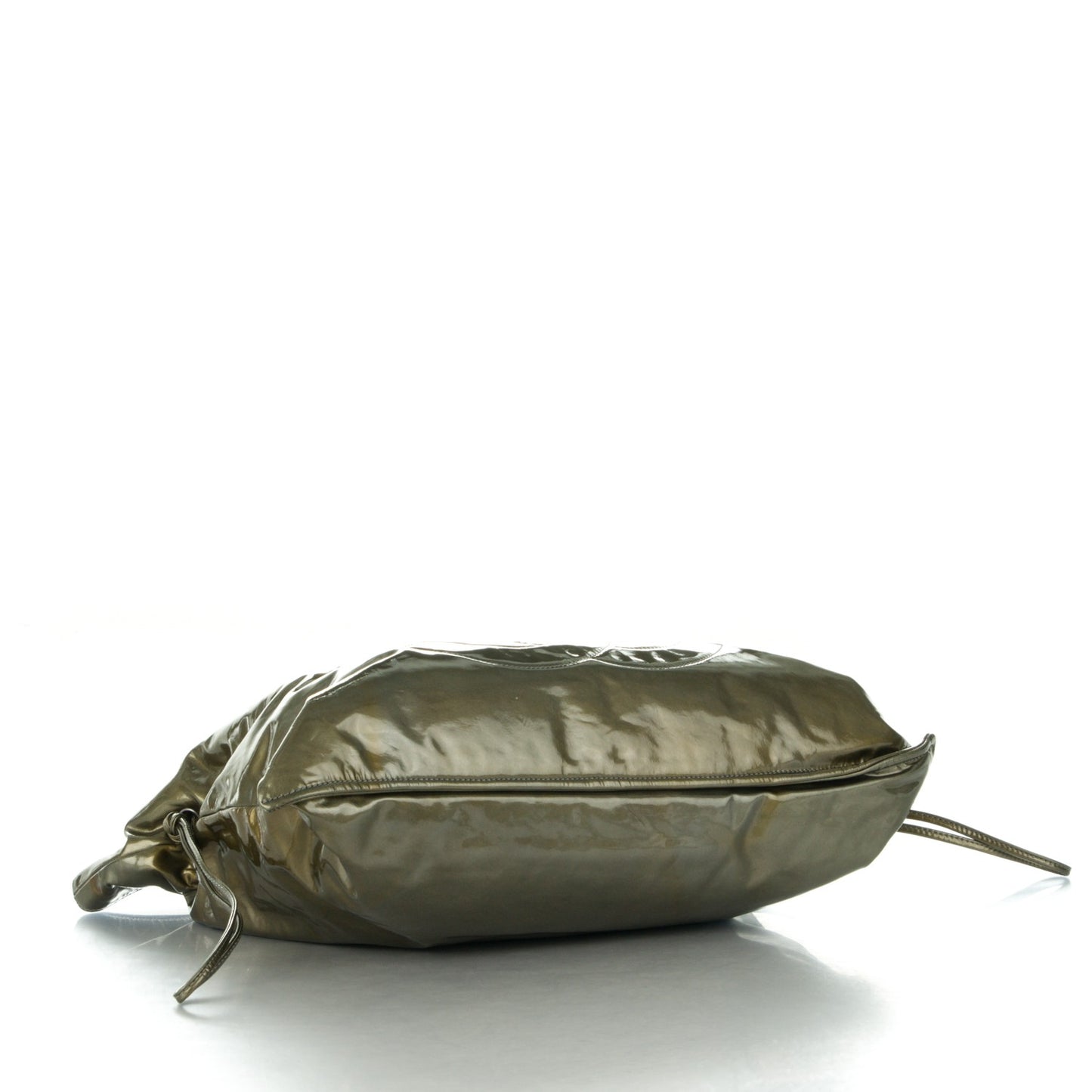 Patent Bonbons Shopper Tote Dark Green