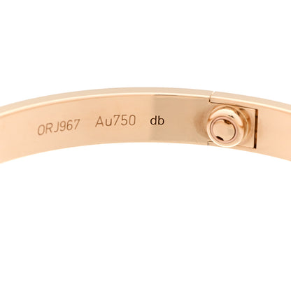Cartier 18K Yellow Gold LOVE Bracelet 19 6 of 8