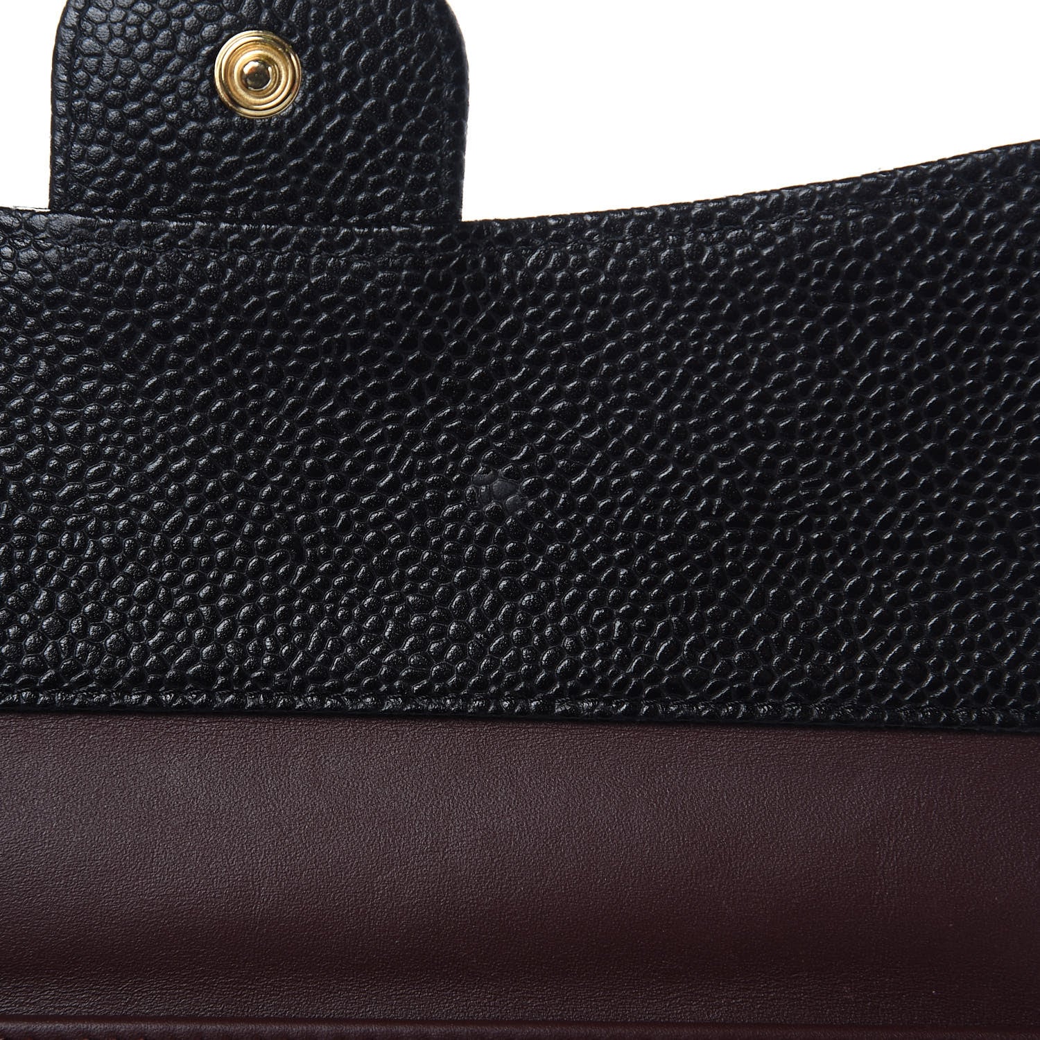 Chanel Caviar Quilted Long Flap Wallet Black 12 of 15