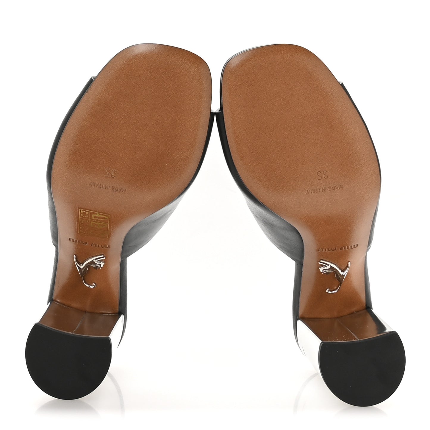 Vitello Montana Pumps 35 Black Argento