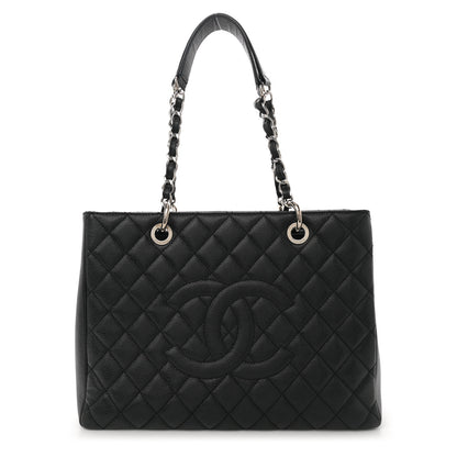 Chanel Caviar Quilted Grand Shopping Tote GST Black 1 of 10