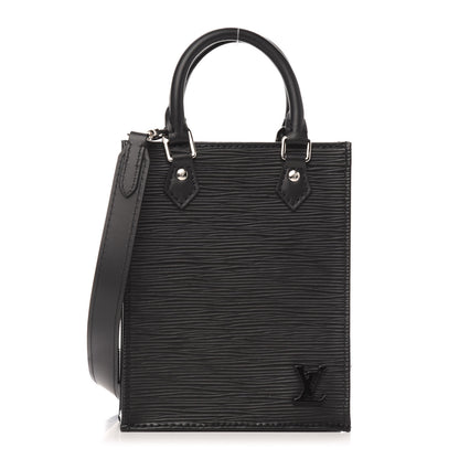 Louis Vuitton Epi Petit Sac Plat Black 1 of 10