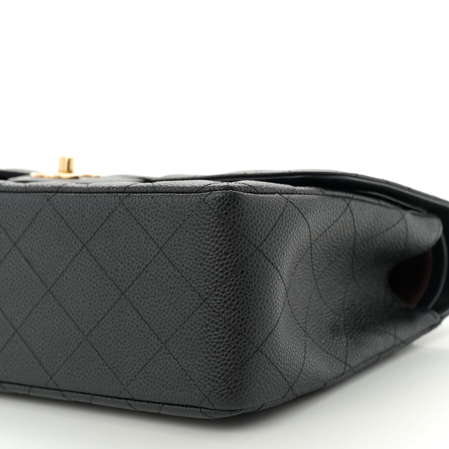 Chanel Caviar Quilted Jumbo Double Flap Black 10 of 12