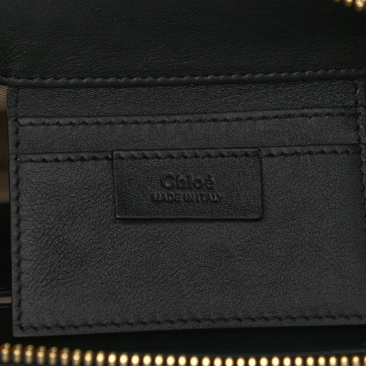 Chloe Calfskin Suede Small Roy Bag Black 6 of 10