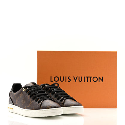 Louis Vuitton Patent Monogram Frontrow Sneakers 38 10 of 10