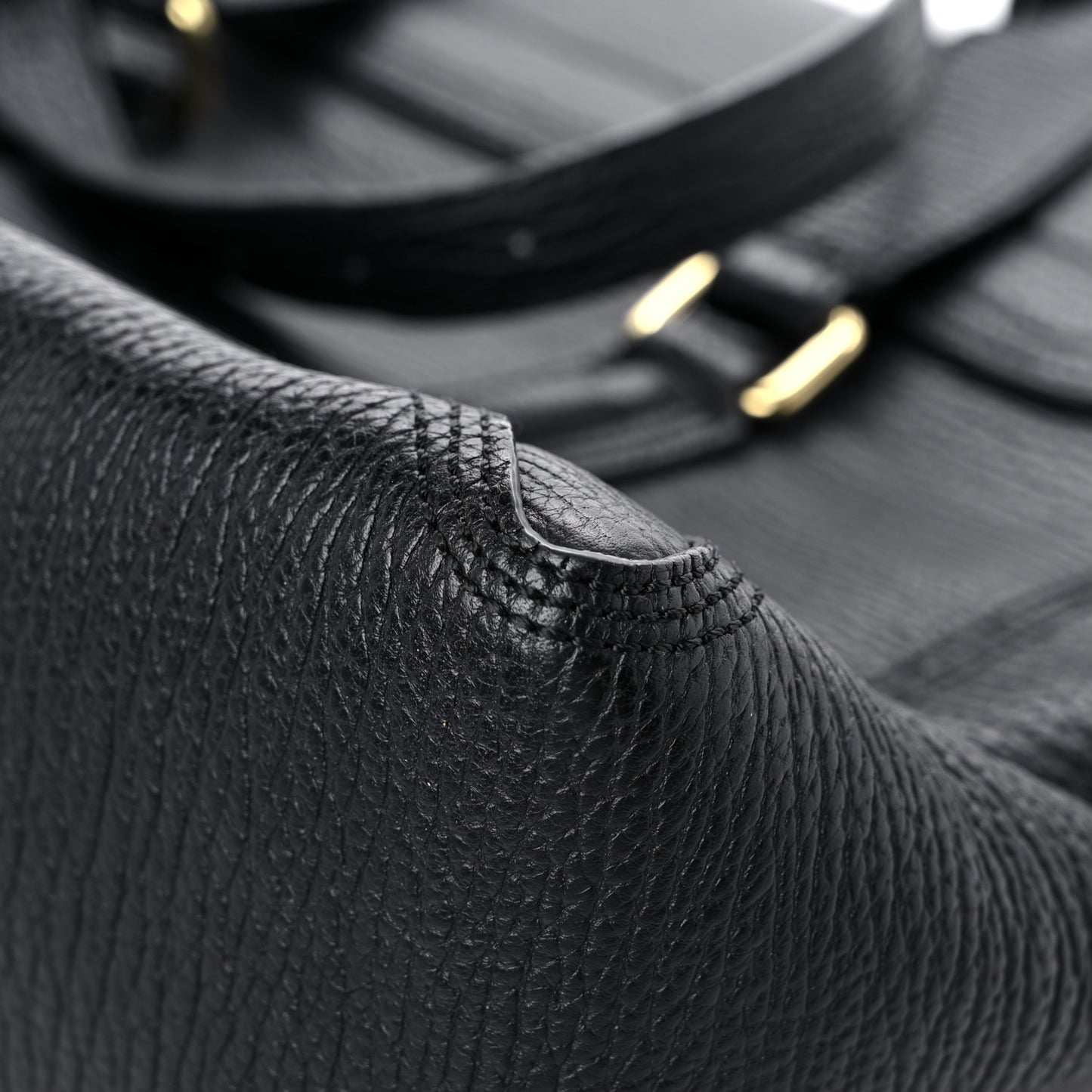 Textured Calfskin Medium Pashli Satchel Black