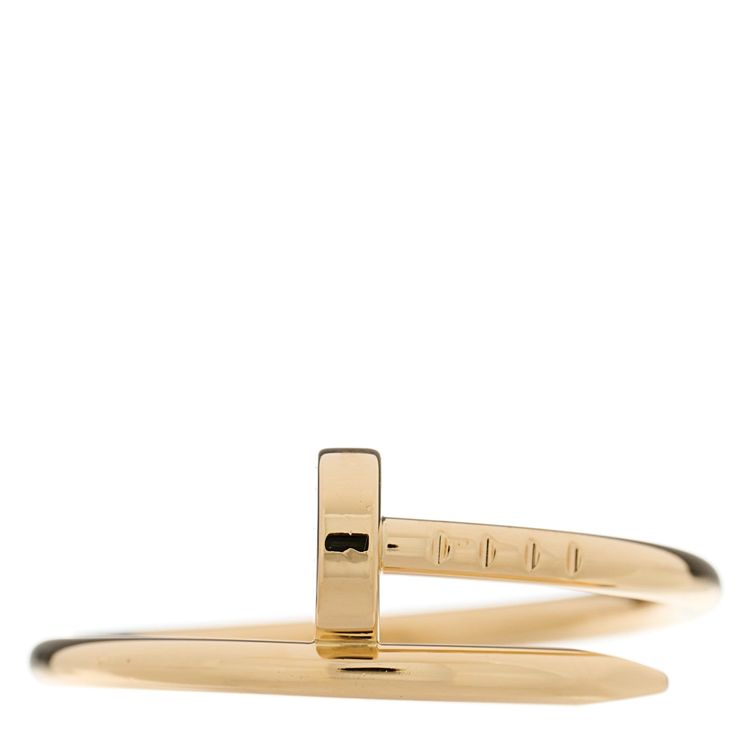 Cartier 18K Yellow Gold Small Juste Un Clou Ring 55 7.25 1 of 5