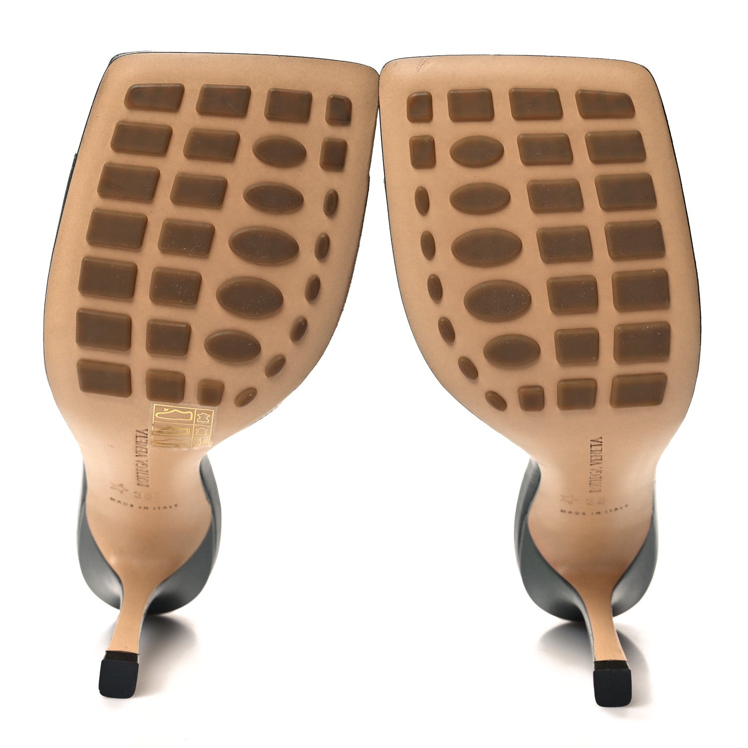 Bottega Veneta Lambskin Stretch Mule Sandals 38 Pine Green 5 of 8