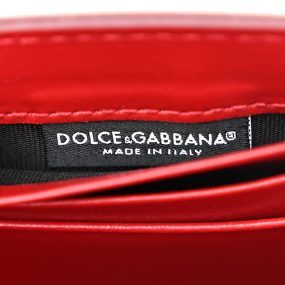 Dolce & Gabbana Smooth Calfskin Mini Devotion Crossbody Bag Poppy Red 6 of 10