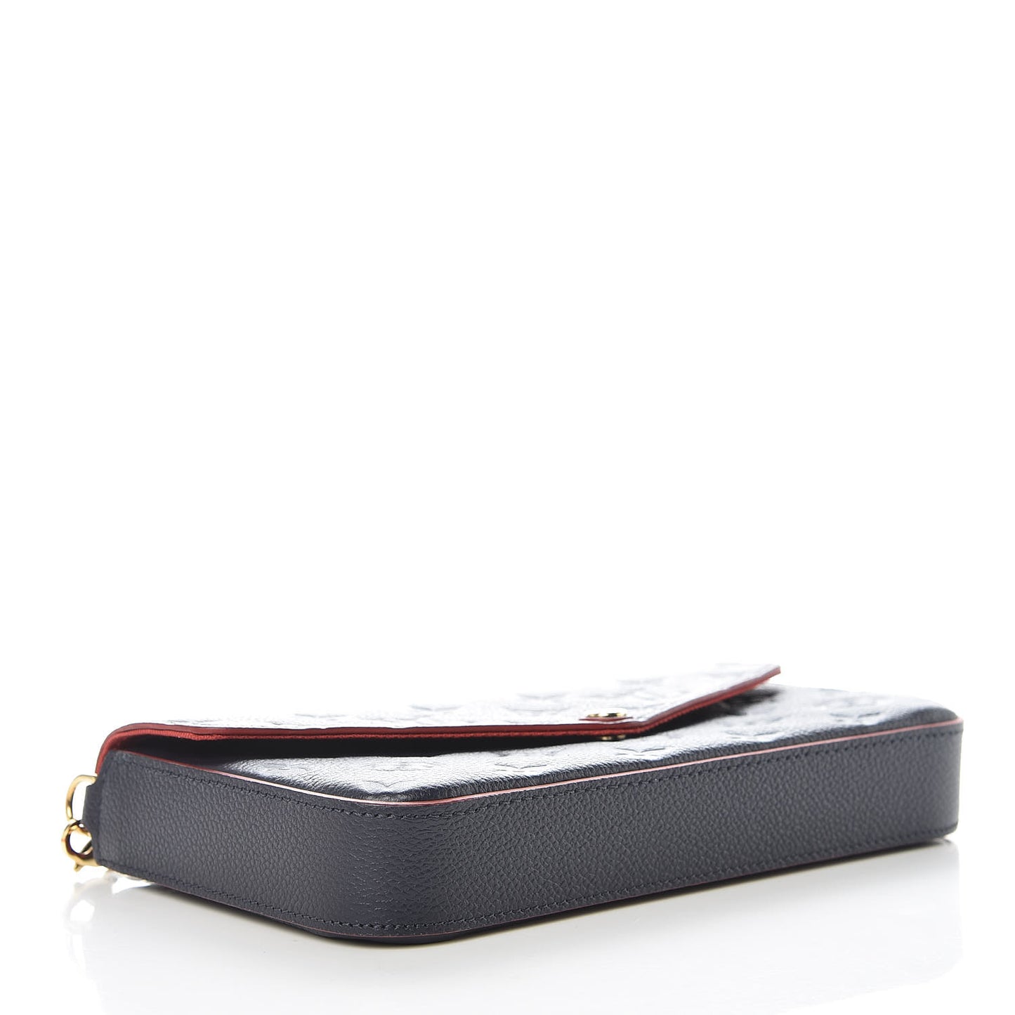 Empreinte Pochette Felicie Chain Wallet Marine Rouge