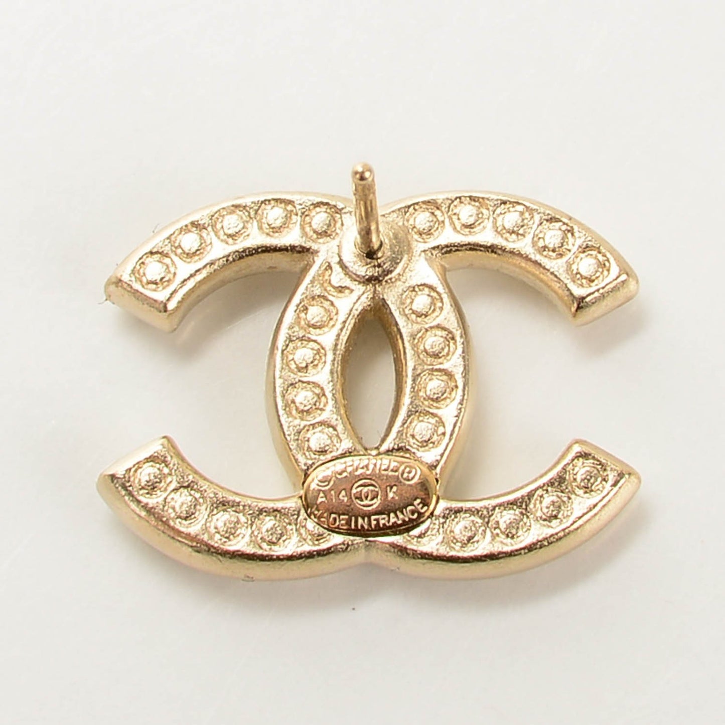 Crystal CC Earrings Gold