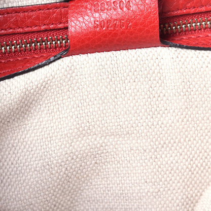 Gucci Pebbled Calfskin Large Soho Hobo Red 7 of 9