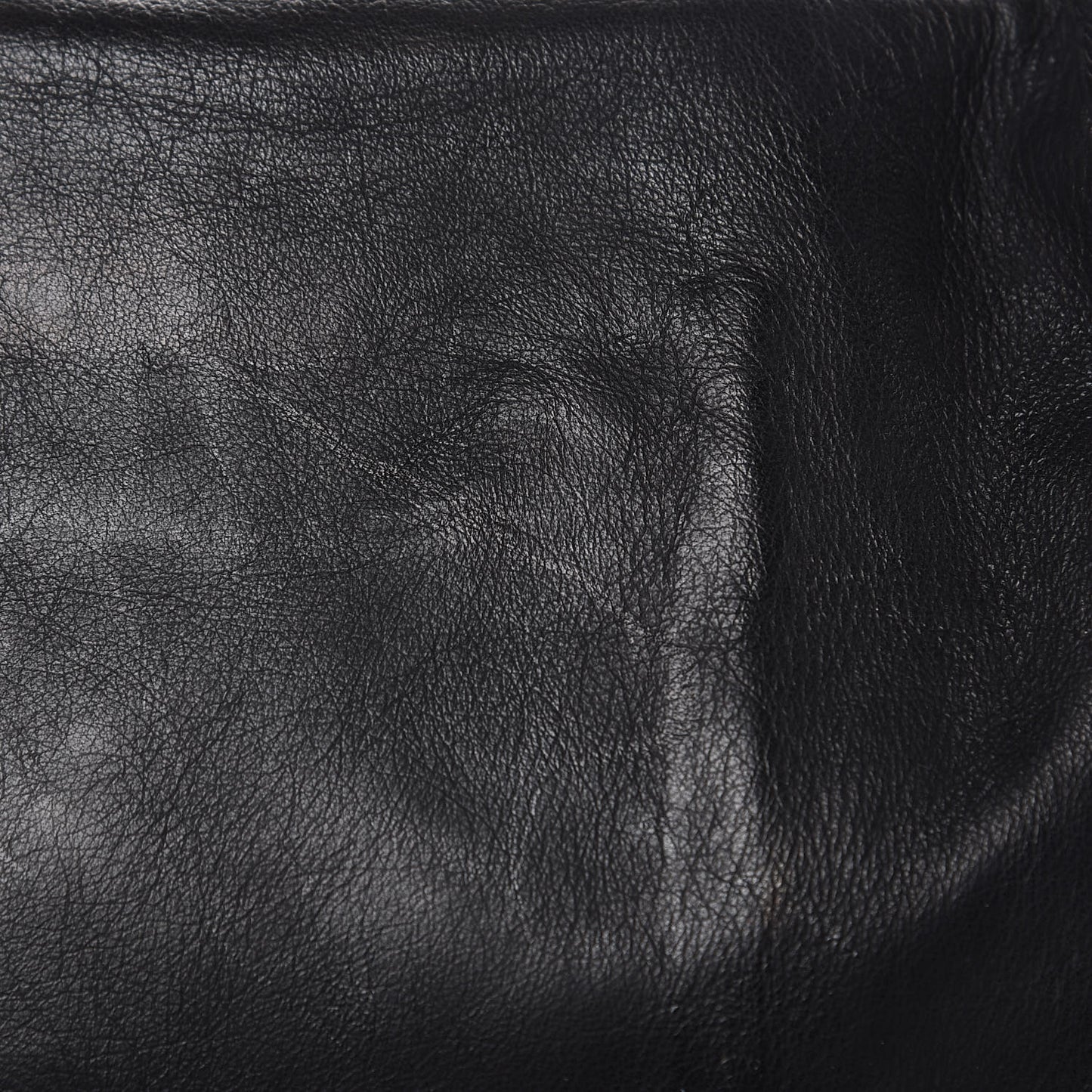 Lambskin Laser Cut Laceland Shoulder Bag Black