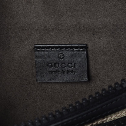 Gucci GG Supreme Monogram Belt Bag Black 7 of 10