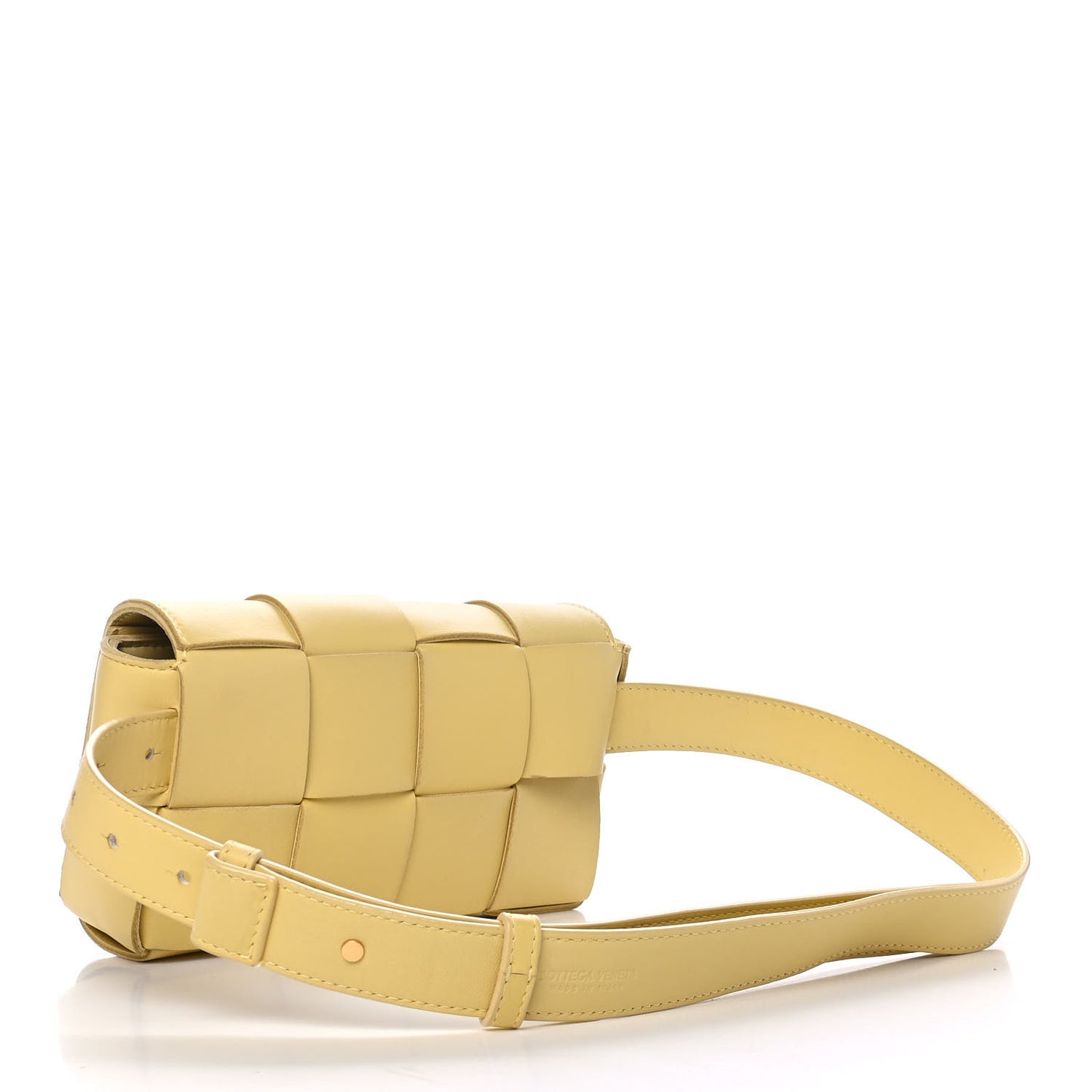 Nappa Maxi Intreccio The Belt Cassette Bag Butter