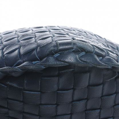 Bottega Veneta Nappa Intrecciato Maxi Veneta Hobo Navy Blue 11 of 11