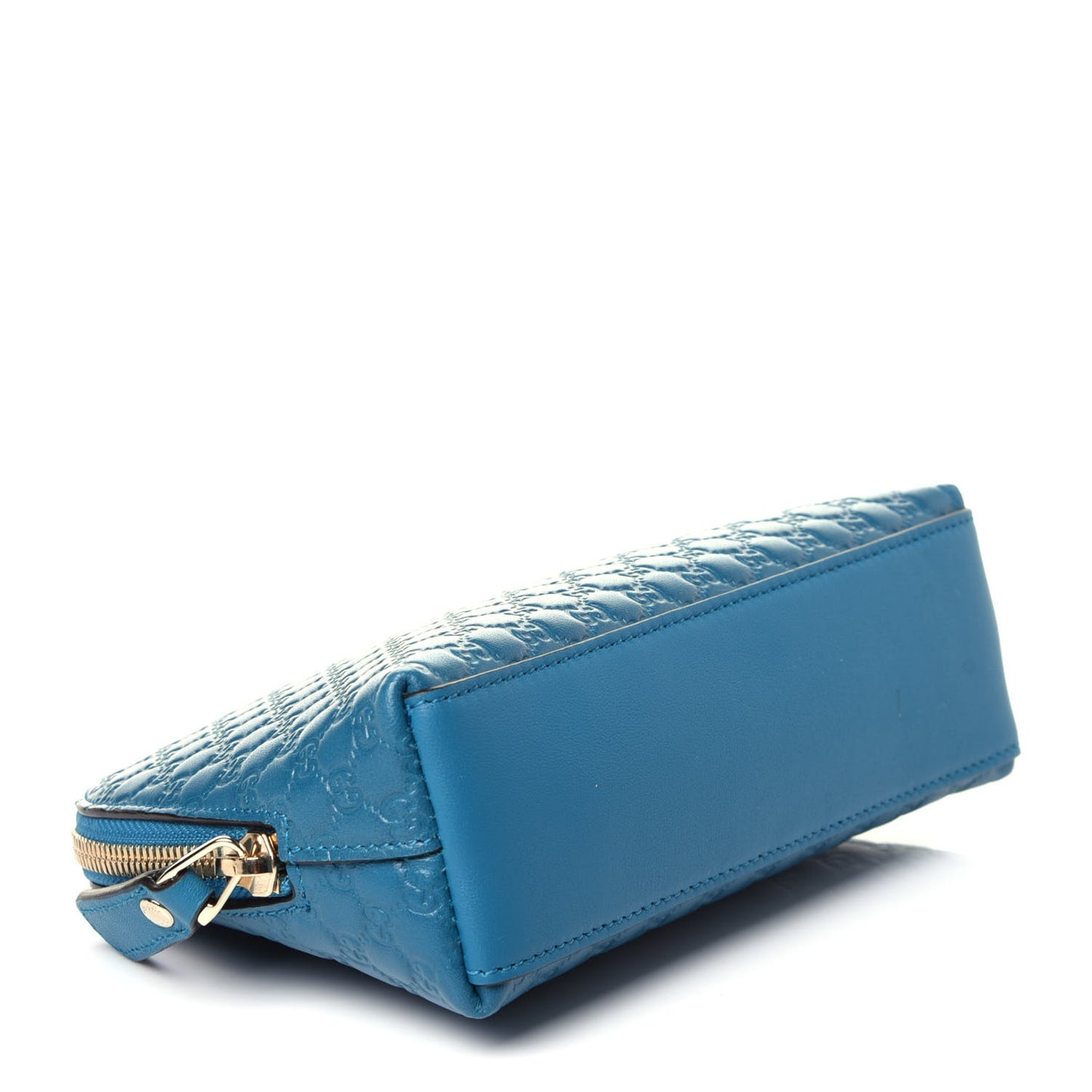 Microguccissima GG Cosmetic Case Deep Cobalt