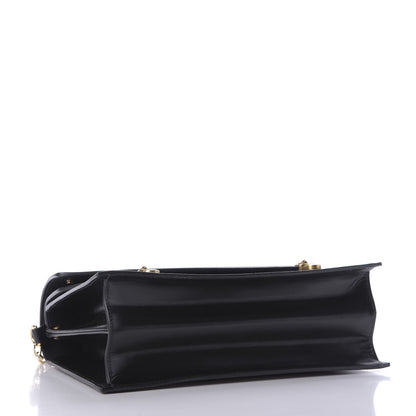 Gucci Smooth Calfskin Medium Ottilia Top Handle Bag Black 5 of 10