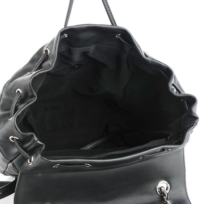 Chanel Calfskin Chevron Quilted Large Urban Spirit Backpack Black 6 of 9