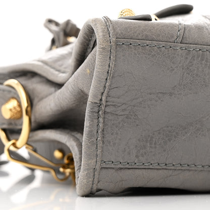 Balenciaga Agneau Giant 12 Gold Hardware Mini City Gris Pyrite 10 of 11