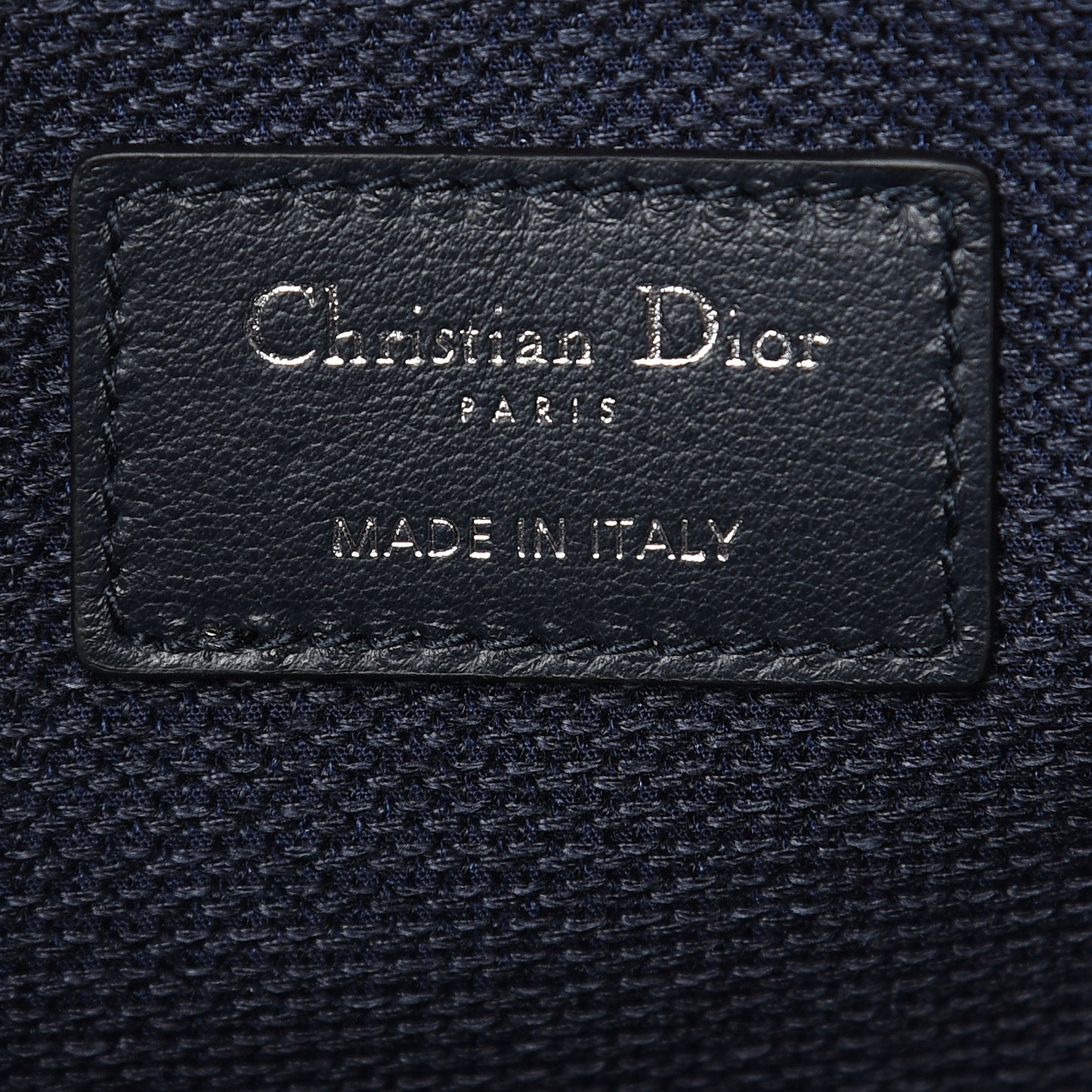 Oblique Diortravel Vanity Case Blue