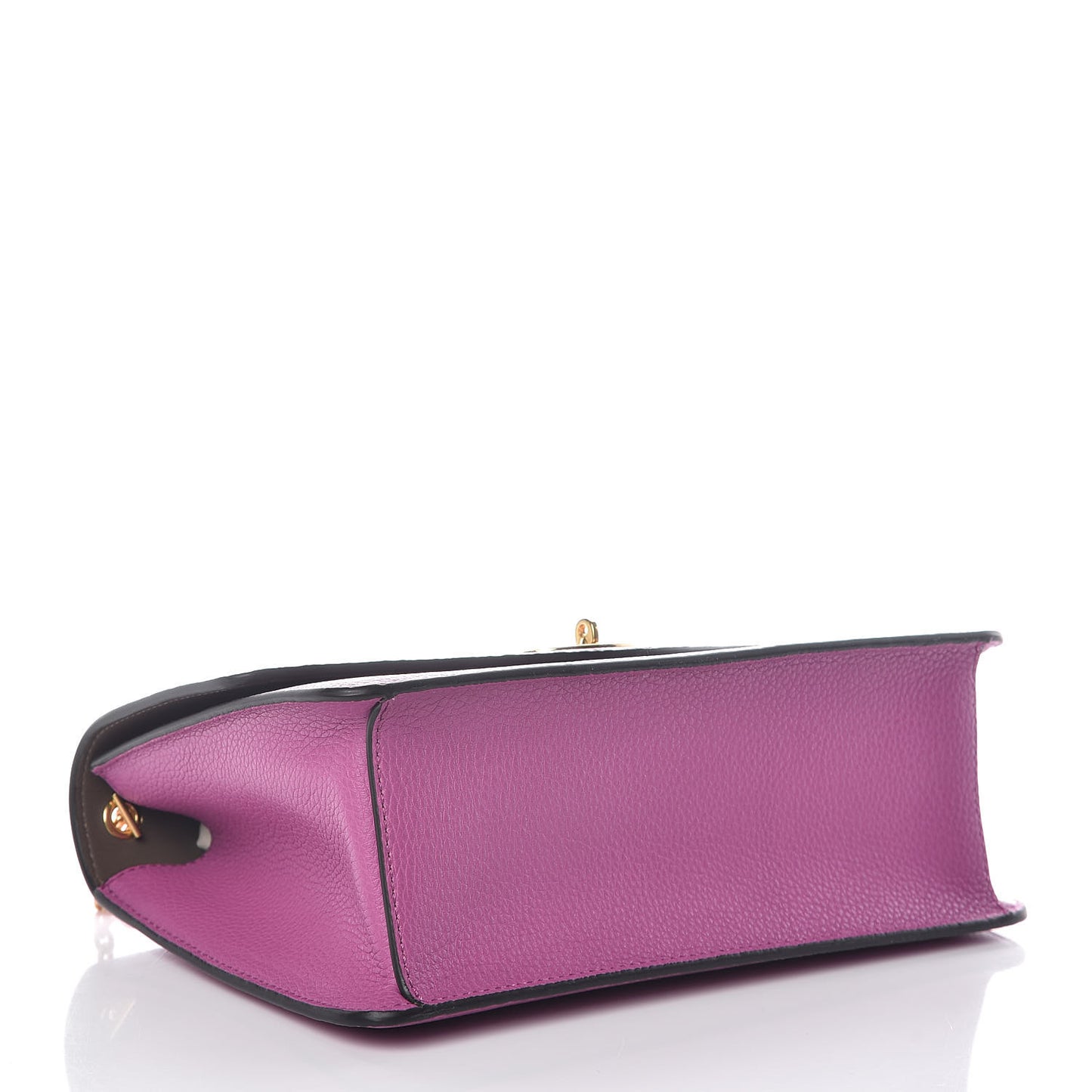 Small Classic Grain Calfskin Medium Darley Orchid